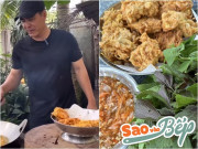 Bếp Eva - Soái ca độc thân U50 của showbiz Việt làm món bánh tuổi thơ, hài hước "ở tận Mỹ còn nghe thấy tiếng giòn"