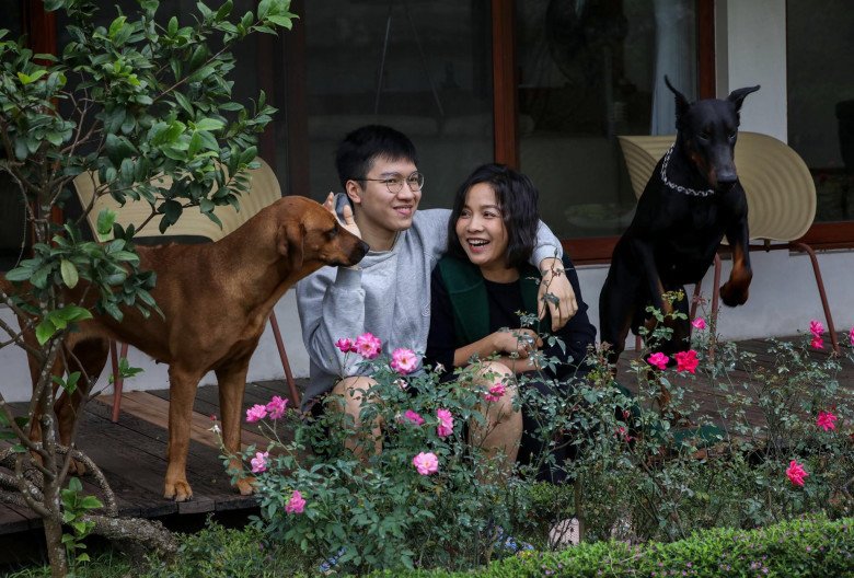 Ca sĩ Mỹ Linh rất tự hào về sự chững chạc, trưởng thành của quý tử.