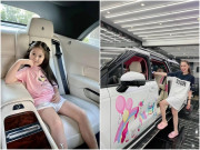 Làm mẹ - Con gái được lên lớp 2, chồng Đoàn Di Băng thưởng một xe hơi mui trần