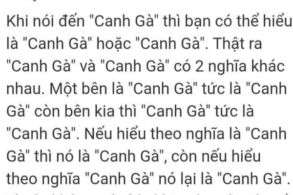 Bài đăng nhận được nhiều sự quan tâm vì cách lý giải không thể nào “lú” hơn.