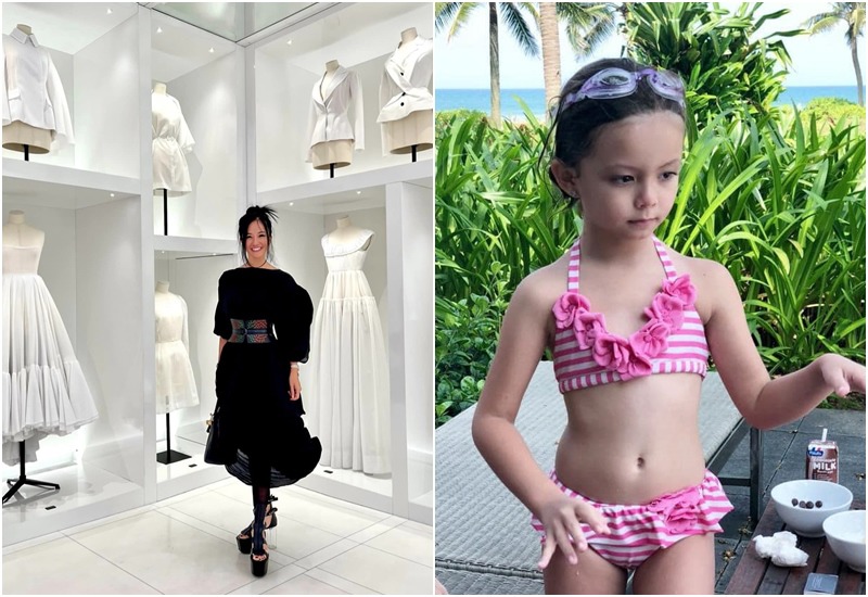 Suốt nhiều năm liền, hai nhóc tỳ nhà Hồng Nhung càn quét các sàn diễn thời trang nhí và nhận những hợp đồng quảng cáo thời trang và sản phẩm về trẻ em.
