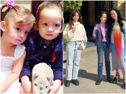 Làm mẹ - Cặp song sinh lai nhà Hồng Nhung từng đẹp nhất nhì Vbiz, 10 năm sau thay đổi khác hẳn sau khi bố mẹ ly hôn