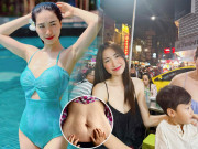 Thời trang - Sau sinh da rạn chi chít, mẹ đơn thân Hoà Minzy mặc hở khoe cả "bụng trần", nóng hơn cả thời tiết