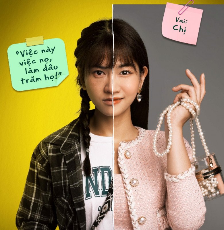 Tạo hình của Lê Xuân Anh (Lê Bống) trong vai diễn dài hơi đầu tay.