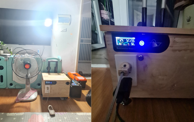 Máy phát điện tự chế phục vụ nhu cầu sinh hoạt gia đình mùa nắng nóng, mất điện