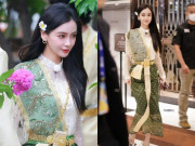 Giải trí - Diện đồ truyền thống vi vu Thái Lan, Angelababy gây sốt, chuẩn "phụ nữ đẹp nhất khi không thuộc về ai"