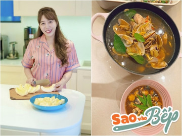 Nữ đạo diễn Ai Là Triệu Phú VTV3 làm hàng loạt món ăn chơi cho con gái, nấu cháo bằng robot hơn 40 triệu