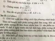 Tin tức - Thí sinh thi vào lớp 10 bật khóc vì đề Toán in mờ: Sở GD-ĐT Hà Nội nói gì?