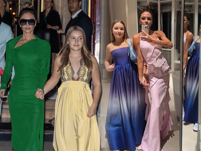 Thời trang - Mẹ là "bà trùm" thời trang, Harper Beckham 11 tuổi mặc đồ như người lớn, xách túi bản giới hạn