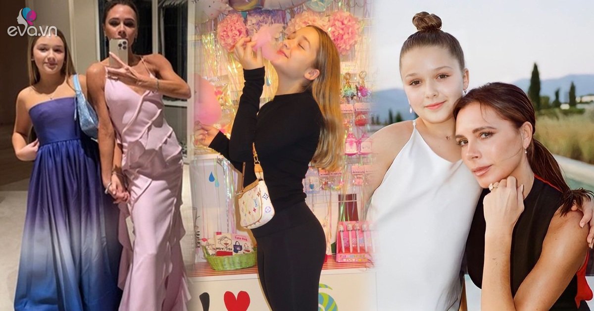 View - Mẹ là bà trùm thời trang, Harper Beckham 11 tuổi mặc đồ như người lớn, xách túi bản giới hạn