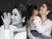 Giải trí - Không còn giấu giếm, Lâm Tâm Như lần đầu tiên khoe con gái 7 tuổi, dân mạng tò mò nhìn mặt