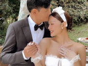 Giải trí - Không cần giấu giếm hay chụp lén, Minh Hằng chính thức công khai diện mạo bố của em bé trong bụng