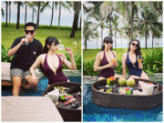 Giải trí - Sao Việt 24h: Vợ BTV Quốc Khánh khoe dáng chuẩn đét sau sinh 3 con nhưng vẫn bị ái nữ xinh đẹp "lấn lướt"