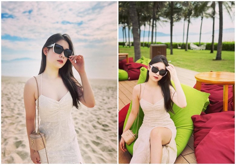 Cô bé ngày nào nay đã trở thành thiếu nữ xinh đẹp.  