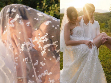 Lộ loạt ảnh cưới lãng mạn của bông hồng lai đẹp nhất đất Thái và câu chuyện tình bị ghét bỏ