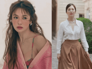 Đến Song Hye Kyo cũng mắc lỗi cơ bản với áo sơ mi, sơ hở là nội y biểu tình