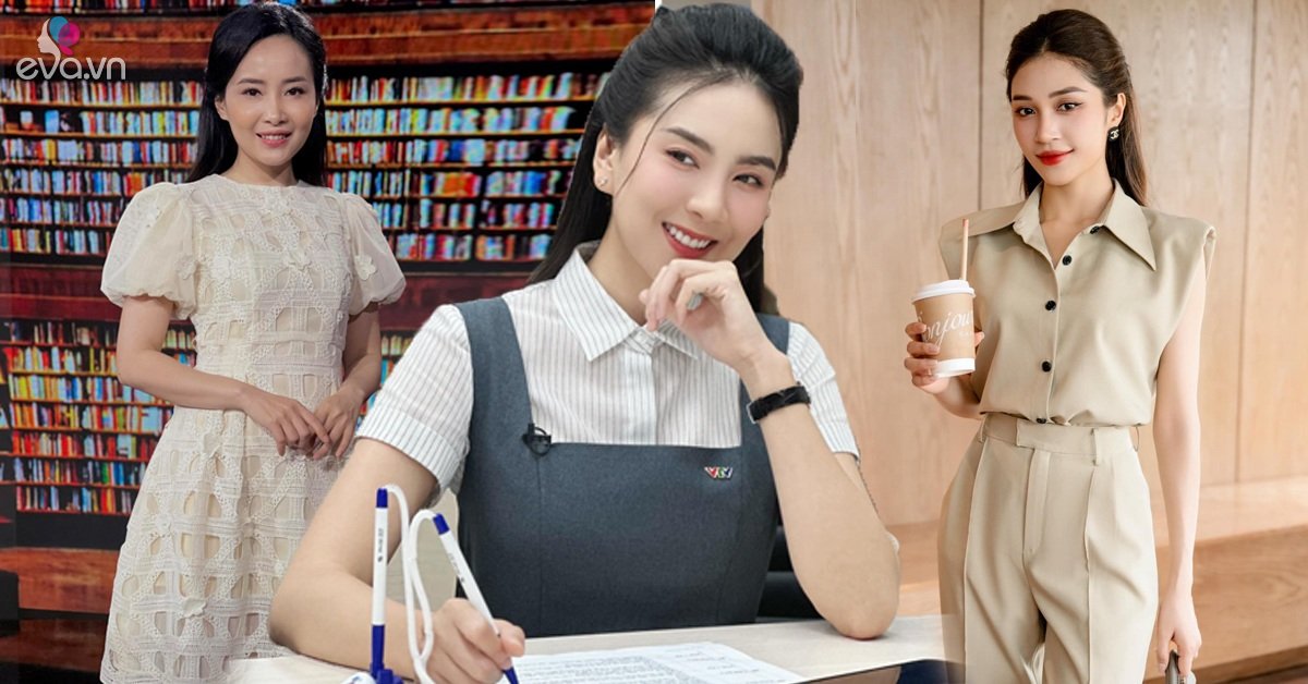 Gallery - Hoa khôi VTV lên đồ đi làm như nữ sinh Nhật Bản, xinh nhất dàn MC thời sự