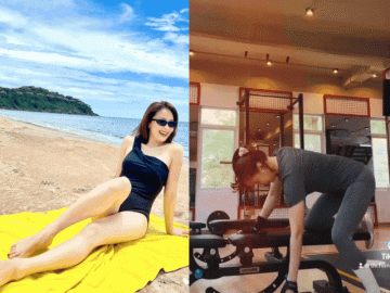 Hồng Diễm chạm ngưỡng 40 vẫn hì hục tư thế khó, bảo sao vóc dáng như gái son, đóng toàn vai trẻ