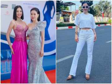 Bà trùm Hoa hậu đụng hàng mỹ nhân ngàn năm có một, U40 chân không dài vẫn đẳng cấp