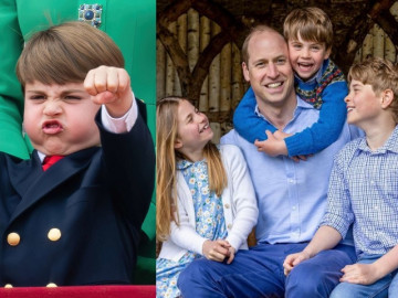 Sinh nhật Vua Charles, Hoàng tử út chiếm spotlight, anh trai George trổ giò lớn quá nhanh