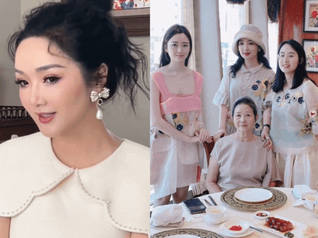 Làm đẹp - Hoa hậu "về hưu" quanh quẩn làm vườn, hiếm hoi để mặt mộc, nhà 3 thế hệ đẹp như hoa
