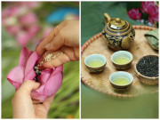 Bếp Eva - Tranh thủ mùa sen đang nở rộ, gái đảm mách cách làm trà sen siêu thơm ngon, uống chén nào ngất ngây chén đó
