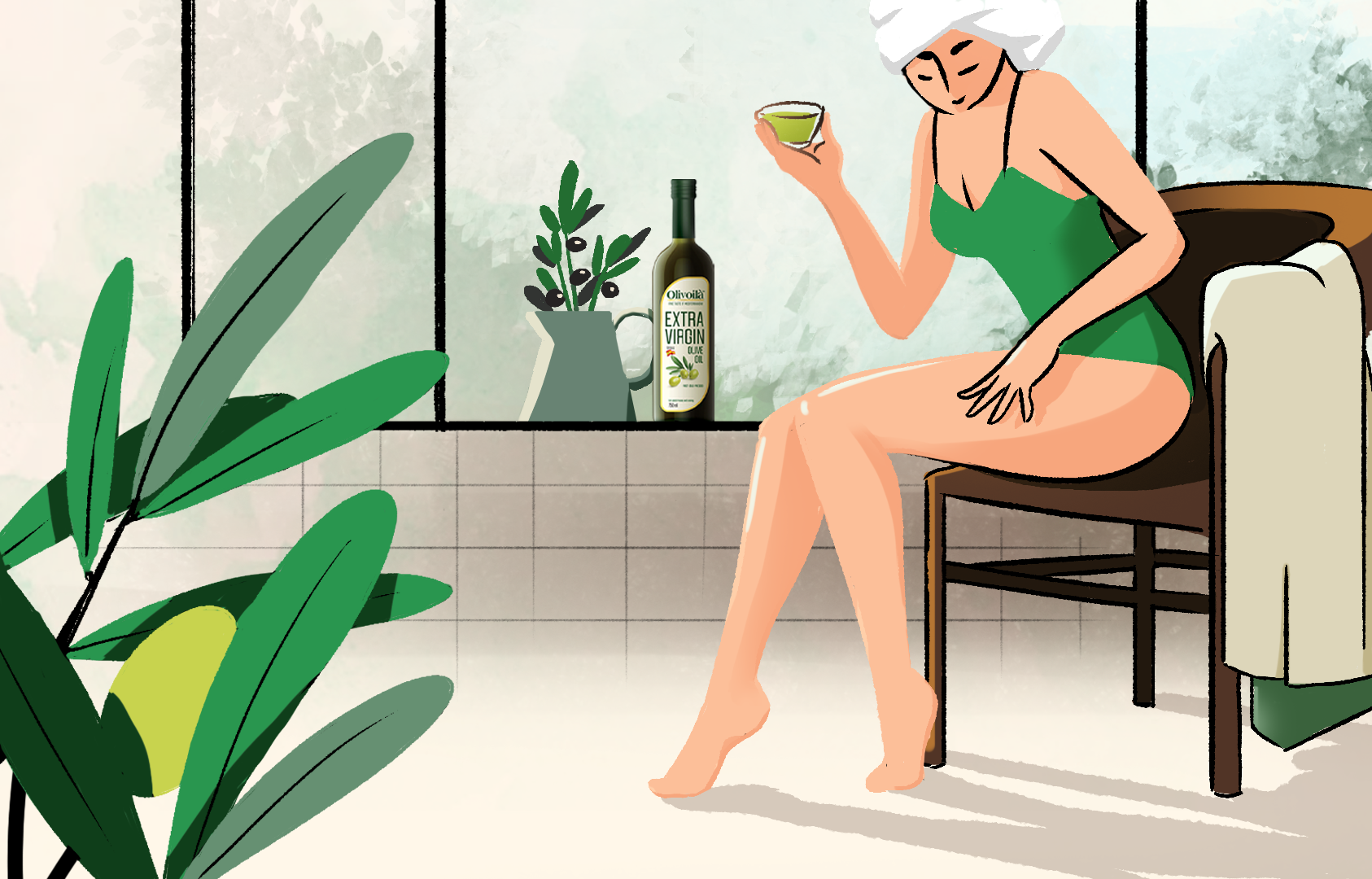 Chăm da với a hrefhttps://shopee.vn/product/950508831/22739891070?d_ida72e3amp;utm_content2gCBeN2vLKdEgHppXy88TDfQ16Ej target_blankdầu ôliu Olivoilà Extra Virgin/a: Một chút nuông chiều, da đẹp mỹ miều