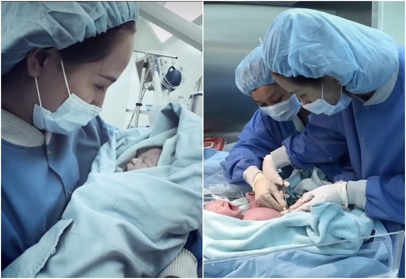 Thời gian qua, những tấm ảnh nàng Hậu sinh năm 1988 Mai Phuong Thuý bế một bé gái trong phòng sinh và tự tay cắt dây rốn cho cô bé gây chú ý. Ít ai biết, Hoa hậu Mai Phương Thuý là mẹ đỡ đầu và có mối quan hệ thân thiết với gia đình cô bé.
