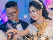 Tin tức - Cô dâu trong đám cưới "siêu khủng" ở Hậu Giang, được mẹ chồng tặng hột xoàn, toàn vàng là vàng giờ ra sao?