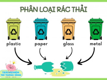 Đố vui IQ chủ đề môi trường: Phân loại rác thải