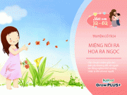 Nuôi con IQ EQ - Truyện cổ tích: Miệng nói ra hoa ra ngọc