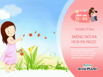Truyện cổ tích: Miệng nói ra hoa ra ngọc