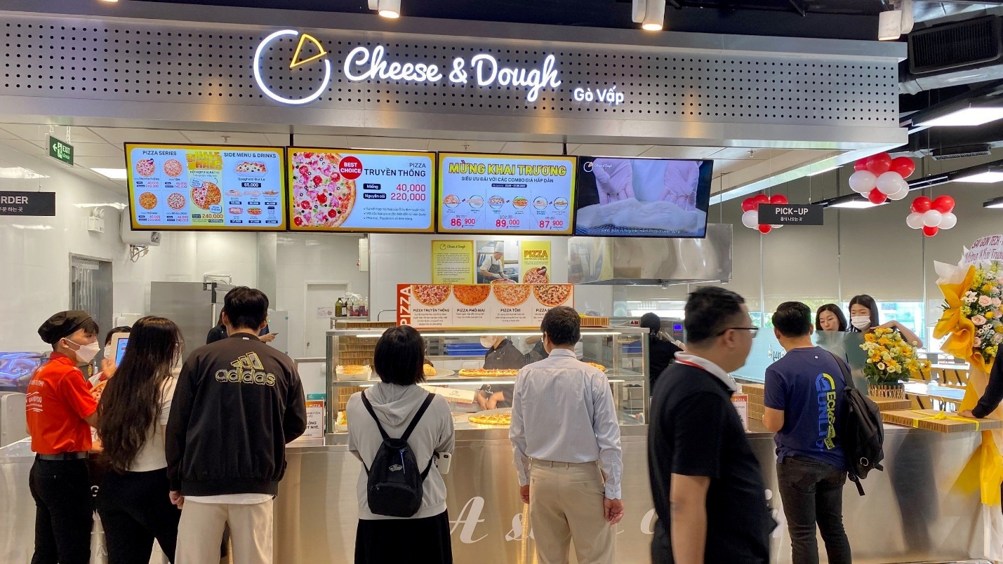 Khai trng pizza Cheese & Dough n t Hn Quc ti LOTTE Mart G Vp Khai trng pizza Cheese & Dough n t Hn Quc ti LOTTE Mart G Vp