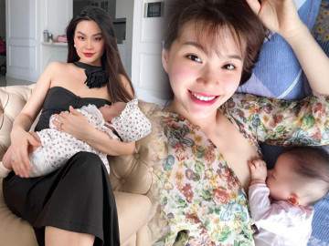 Á hậu được rước dâu bằng xe 10 tỷ không thoát cảnh chăm con mọn, đầu bù tóc rối ra phố có còn sang?