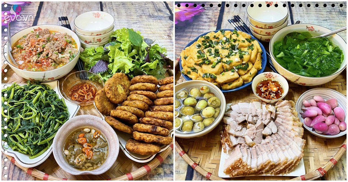 View - Mẹ đảm khoe cơm nhà 4 người đầy ắp món, bạn bè khắp đất nước cứ ra Hà Nội lại thèm cơm chị nấu