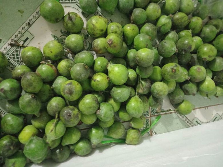 Quả dọc phải nướng trước khi đem chế biến món ăn
