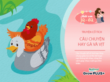 Truyện cổ tích: Gà và Vịt
