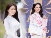 Thời trang - Xuất hiện Hoa khôi áo dài tuổi đôi mươi, dáng gầy mong manh như "thần tiên tỉ tỉ"