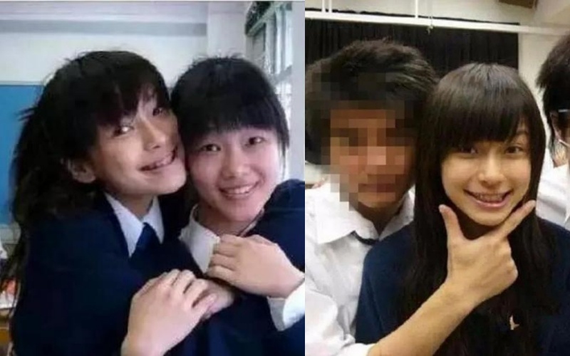 Mới đây, một số ảnh về Angelababy khi còn đi học đã được lan truyền trên mạng xã hội. Khi đó, vợ cũ của Huỳnh Hiểu Minh đã có khuôn mặt khá xinh đẹp.
