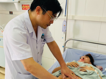 Phẫu thuật lấy thai kết hợp bóc tách khối u xơ tử cung nặng hơn 3kg