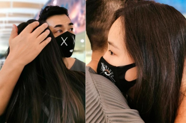 Dáng vẻ Triệu Văn Trác bịn rịn vì xa con gái khi cô bé kết thúc nghỉ hè đi học vào năm ngoái. 