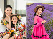 Làm mẹ - Con gái sinh ở Mỹ của Hoa hậu Hà Kiều Anh 8 tuổi xinh đẹp như thiên thần, là mẫu nhí đắt show
