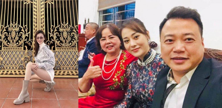 Đưa bạn trai về ra mắt gia đình, Phương Oanh tạo dáng với chiếc nhẫn trên.