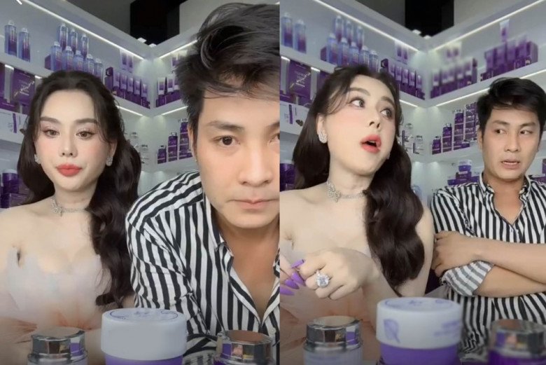 Màn đối thoại căng thẳng của Lâm Khánh Chi và chồng cũ ngay trên sóng livestream.