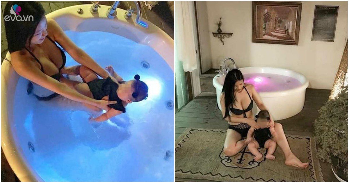 View - Nữ diễn viên khoe cảnh tắm cho con gái, ai cũng xuýt xoa: Mẹ đẹp, con đáng yêu