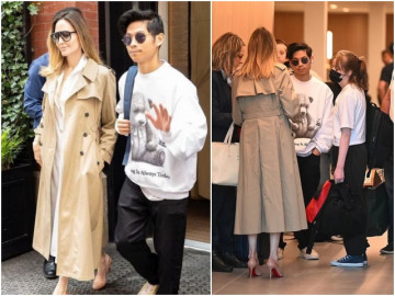 Là con cưng của Angelina, Pax Thiên sẵn sàng làm vệ sĩ, xách đồ, giữ cửa xe chuyên nghiệp