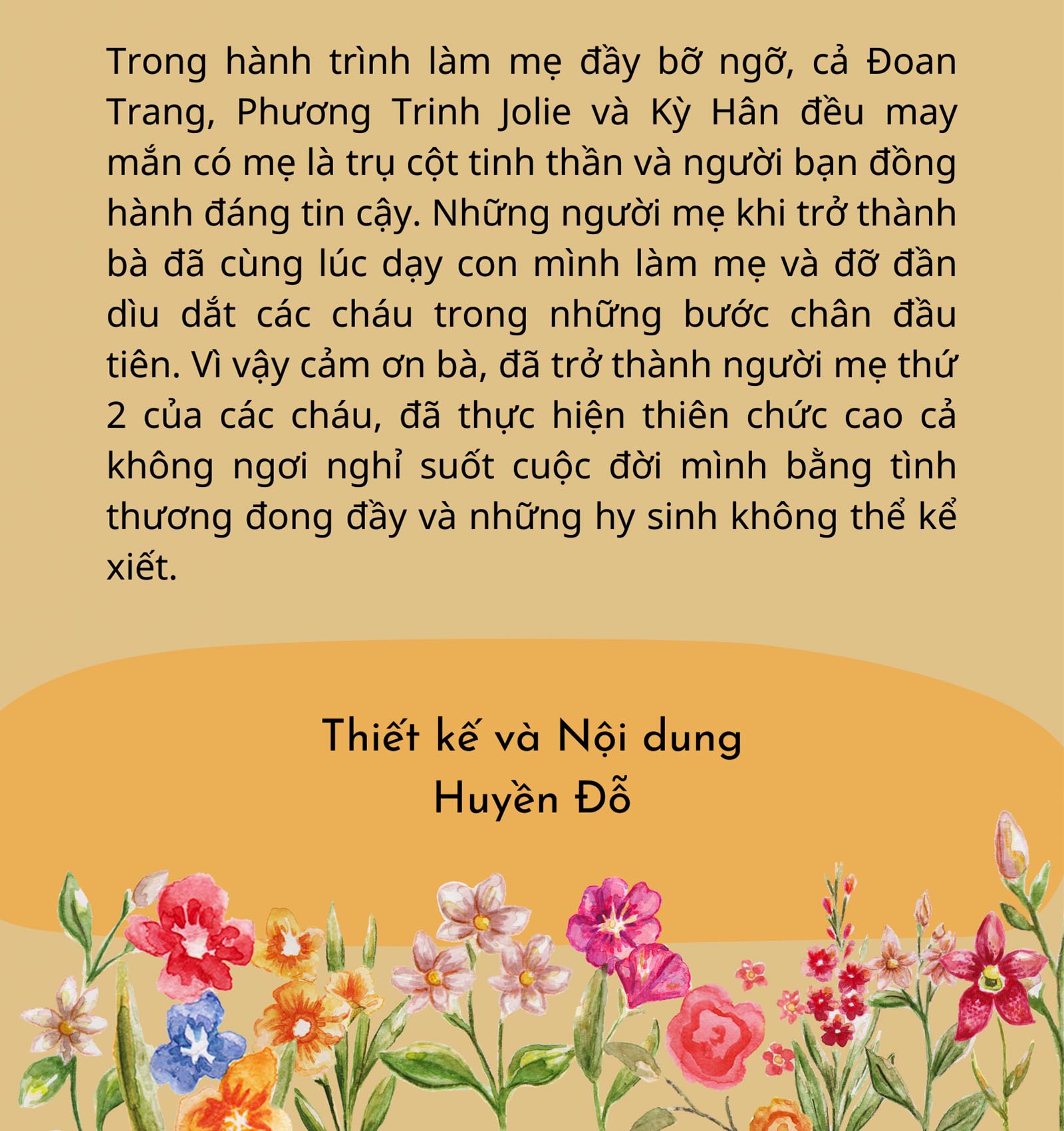 Đoan Trang, Kỳ Hân, Phương Trinh Jolie gửi lời cảm ơn mẹ đã trở thành người mẹ thứ 2 của các cháu - 31