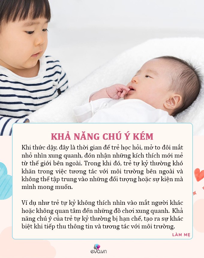 Dấu hiệu tự kỷ có thể nhận thấy sớm từ trẻ sơ sinh - 2