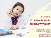 Clip Eva - Tăng cường trí thông minh cho bé: Bí kíp vàng từ 3 giai đoạn phát triển não bộ
