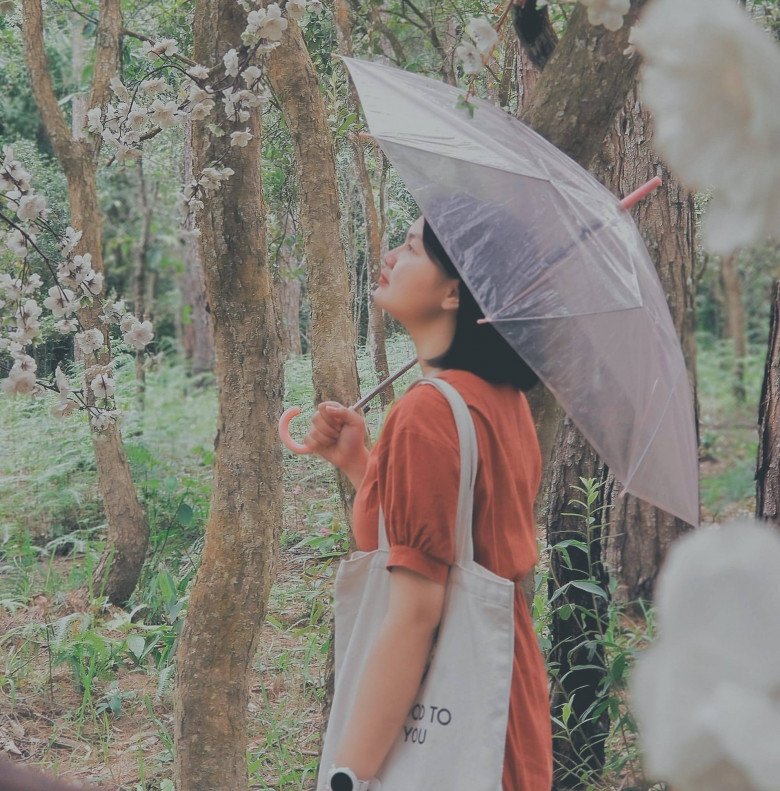 Hoàng Oanh trong chuyến du lịch vào năm 2018. Ảnh: NVCC.